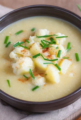 Blumenkohlsuppe - mit Kartoffeln, wie von Oma