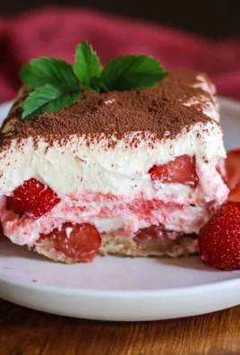 Erdbeer Tiramisu - cremig & ohne Ei