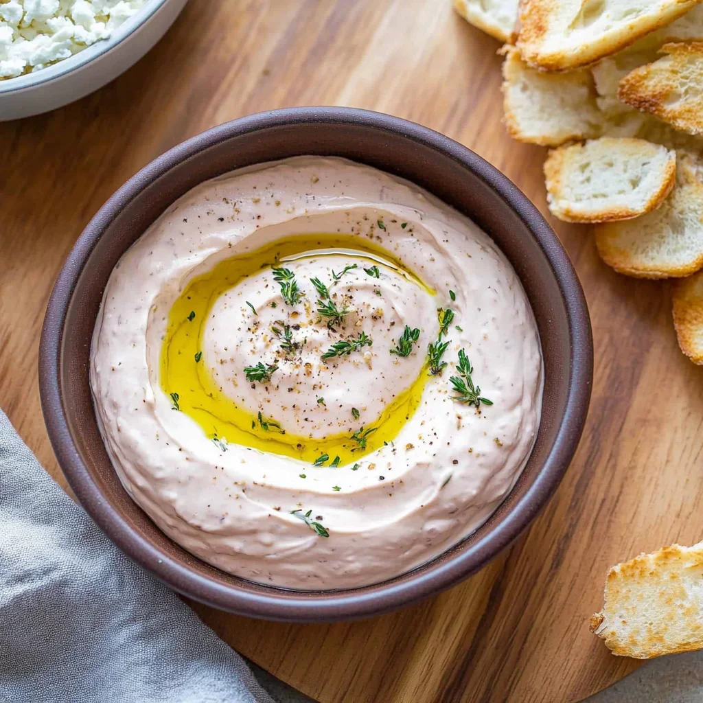 Feta Creme Dip wie vom Griechen - unfassbar lecker & einfach