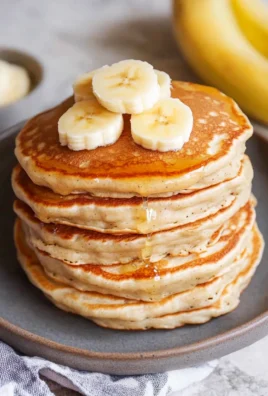 Fluffige Bananen Pancakes ohne Ei