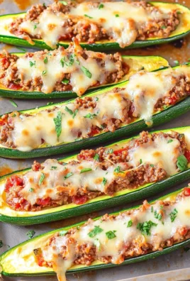 Gefüllte Zucchini mit Hack - so lecker!