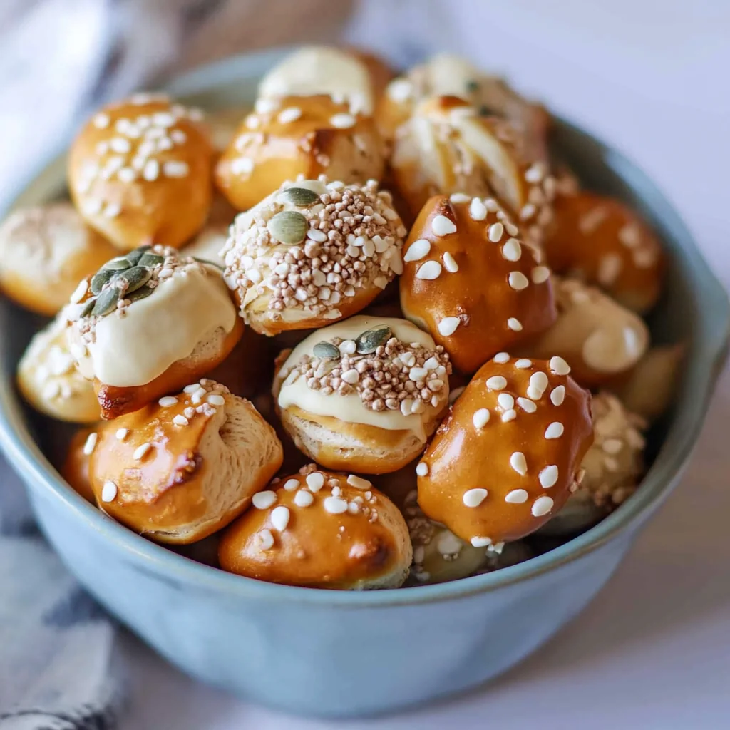 Mini Laugenkonfekt - schnelles Fingerfood Rezept