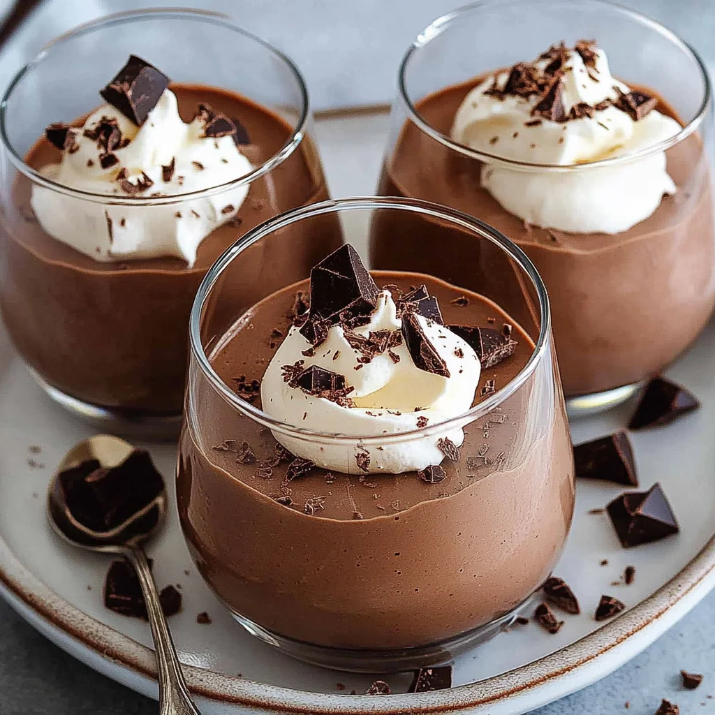 Mousse au Chocolat ohne Ei