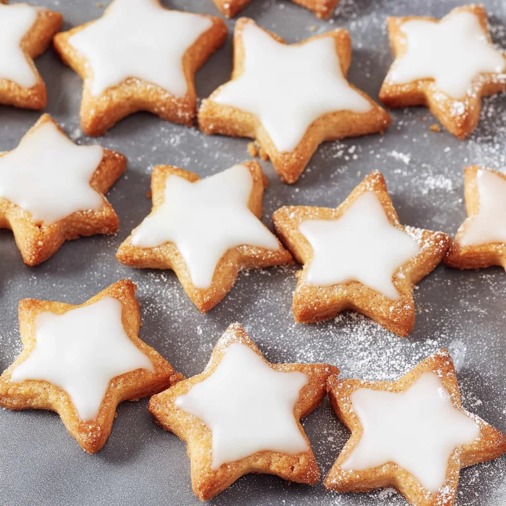 Omas Zimtsterne Rezept - ganz weich & einfach backen