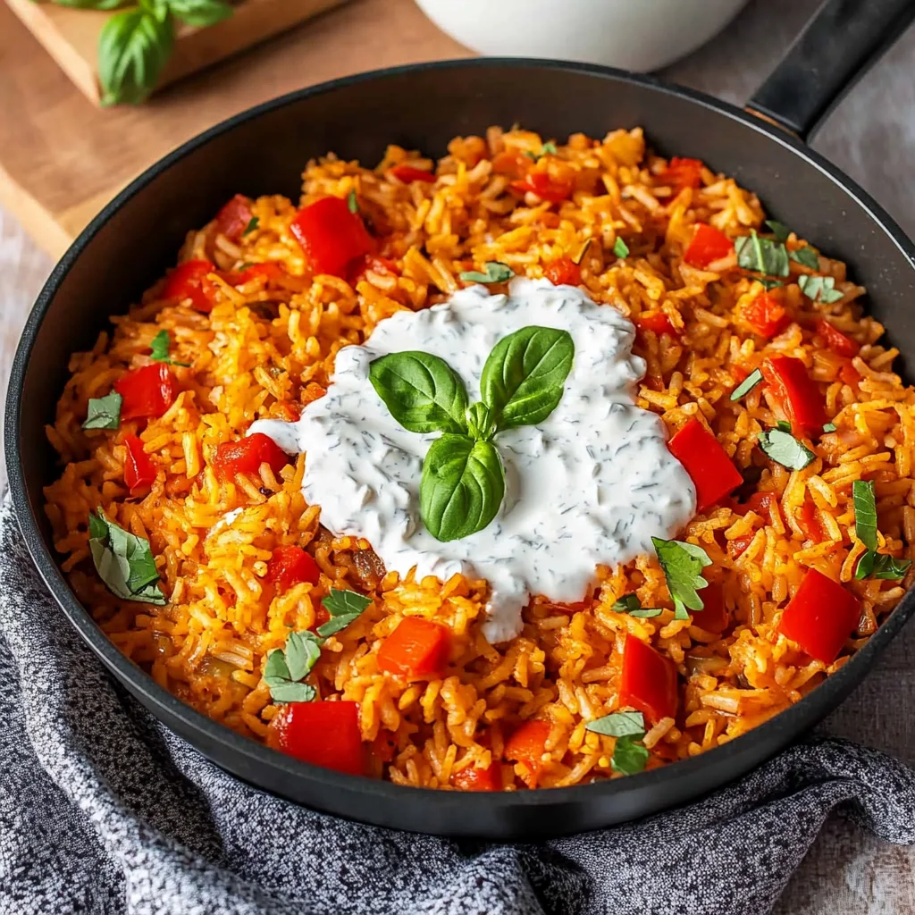 Paprika-Reis-Pfanne