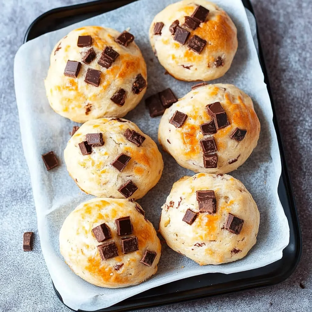 Schokobrötchen ohne Hefe selber machen