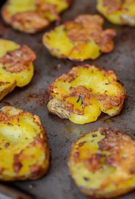 Smashed Potatoes - knusprige Quetschkartoffeln im Ofen