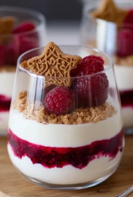 Spekulatius Dessert mit Himbeeren – Nachtisch zu Weihnachten