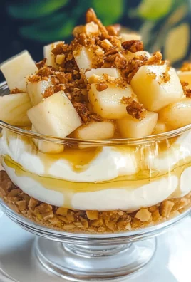 Bratapfel-Dessert im Glas