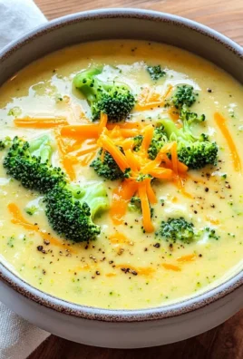 Brokkoli-Cheddar-Suppe - so cremig