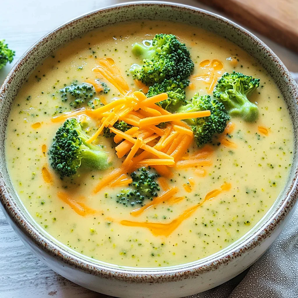 Brokkoli-Cheddar-Suppe
