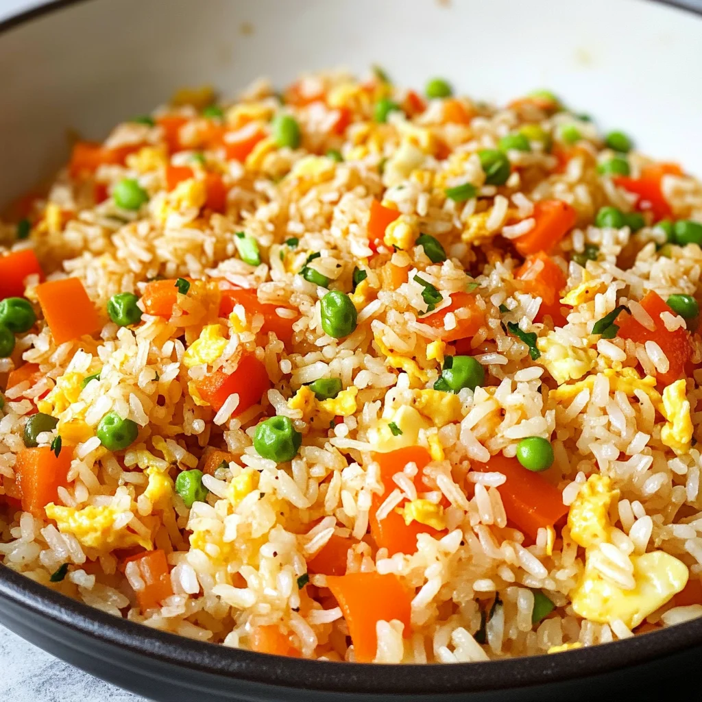 Gebratener Reis mit Ei und Gemüse (asiatisch & vegetarisch)