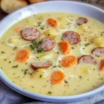 Kartoffelsuppe mit Würstchen wie von Oma