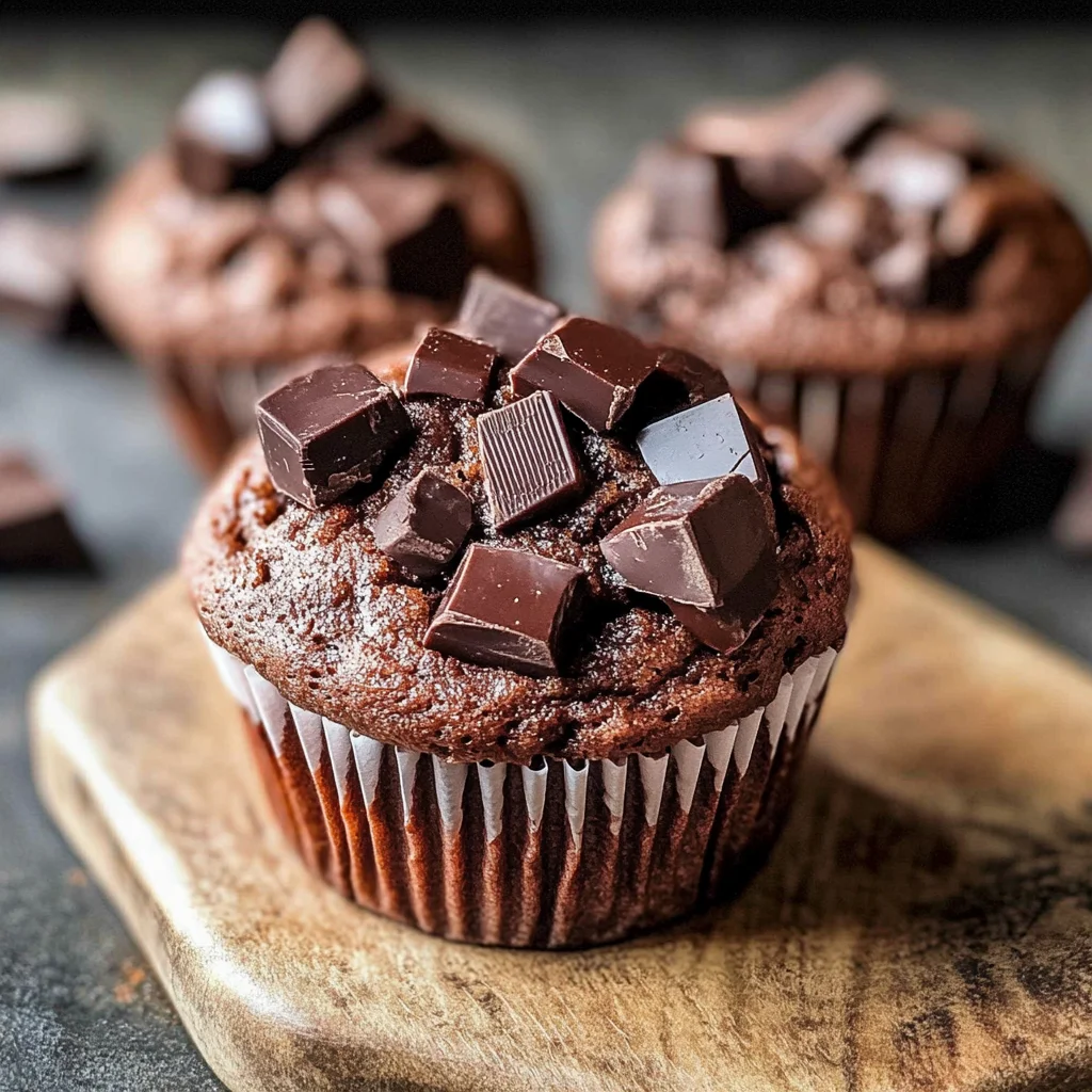 Saftige Schokomuffins mit Öl