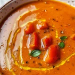 Tomaten-Paprika-Suppe aus dem Ofen