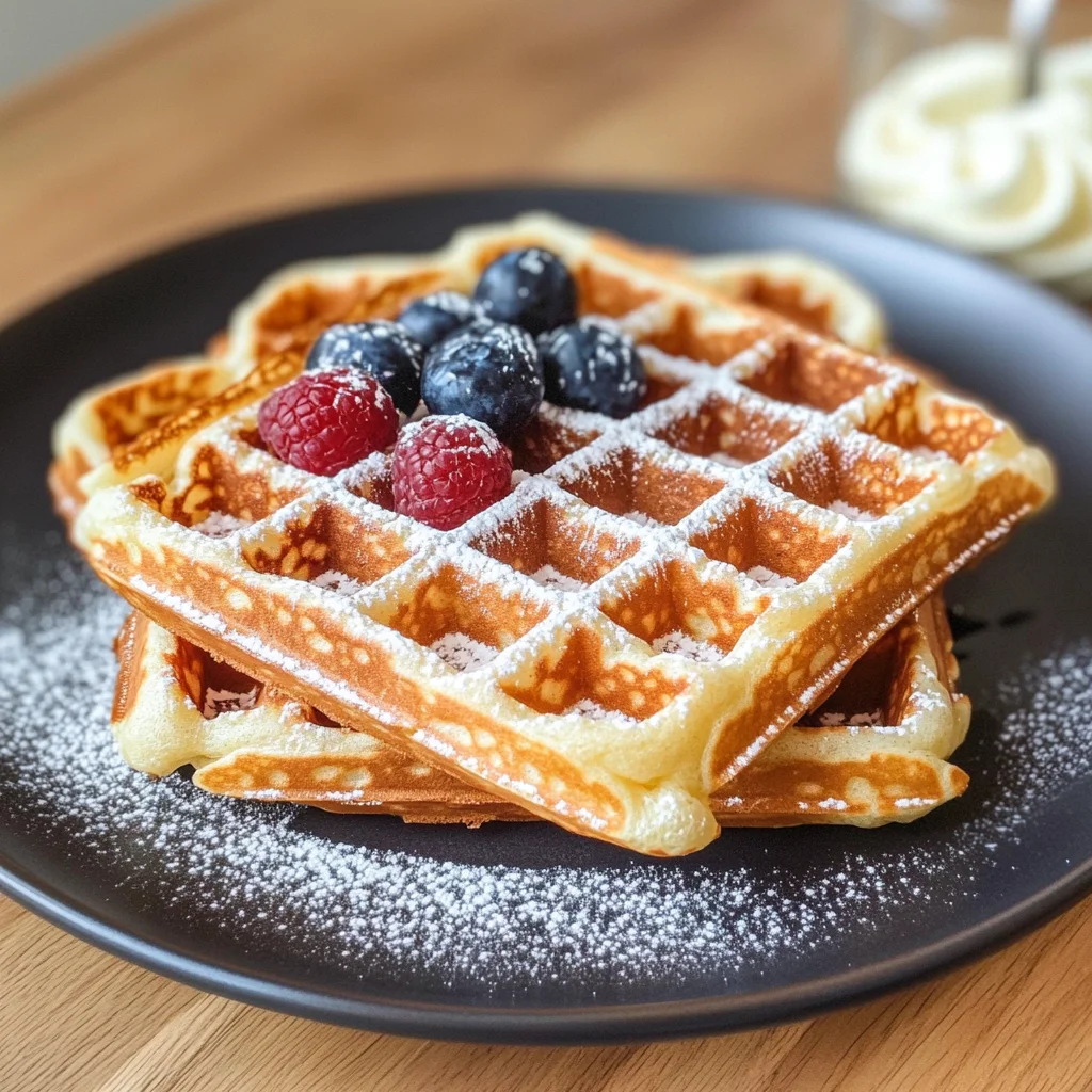 Waffel Rezept - Omas Waffelteig (einfach und fluffig)