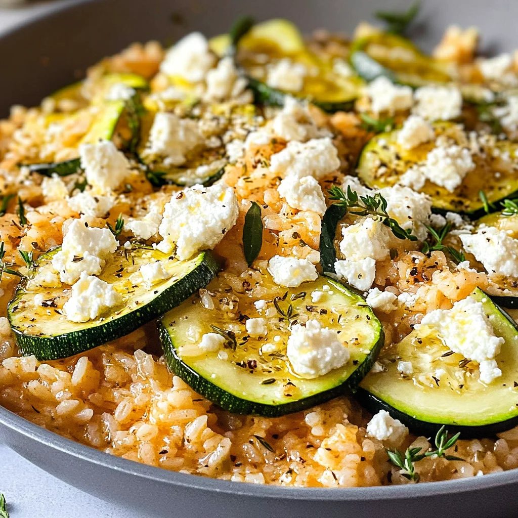 Zucchini-Reis-Pfanne